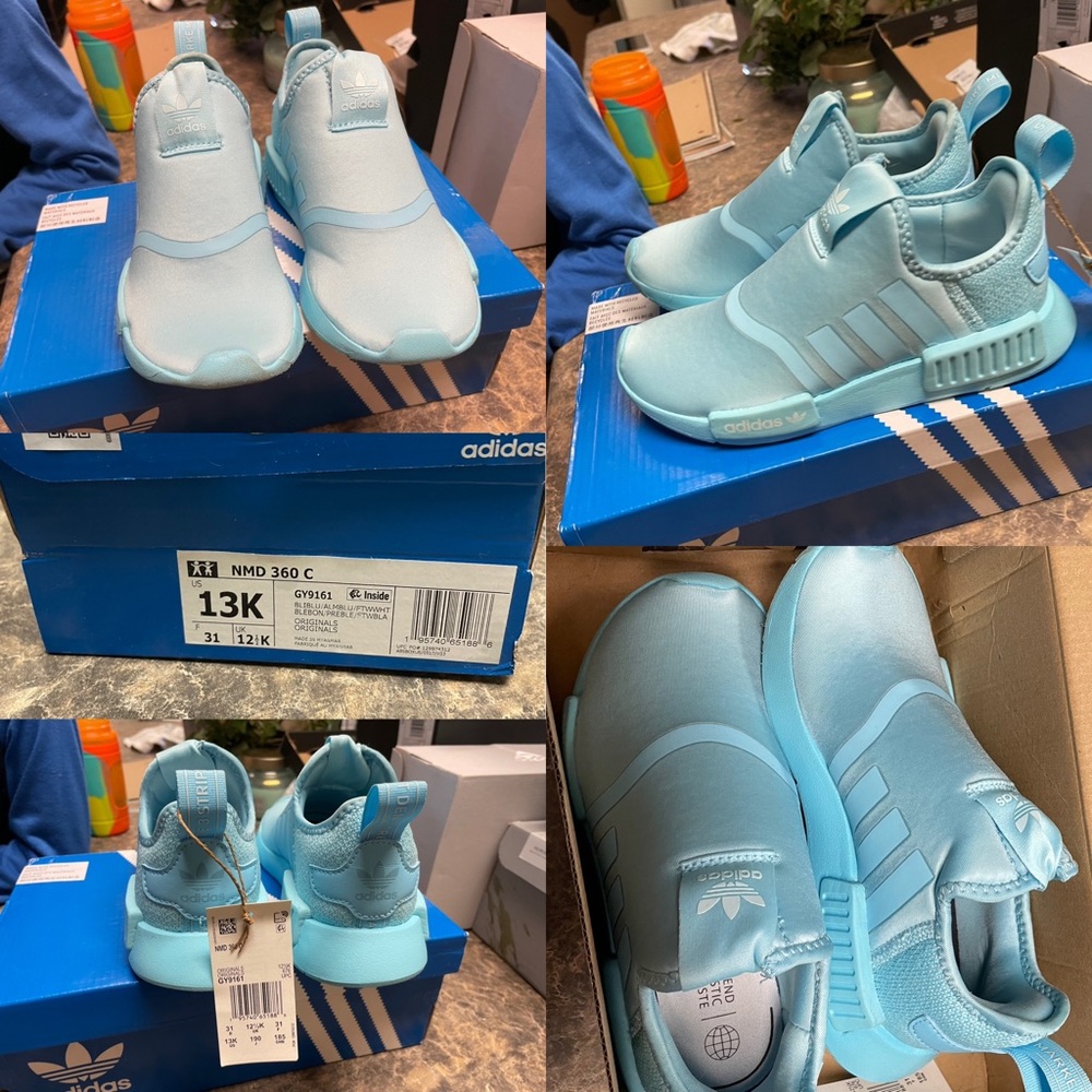 Youth little boys sz 13 NMD adidas shoes